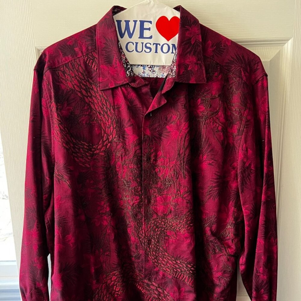 Robert Graham embroidered shirt